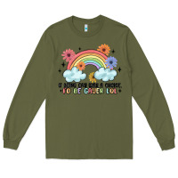 Army Green gay pride Long Sleeve Tee - MaliasSmallBusiness