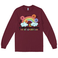 Burgundy gay pride Long Sleeve Tee - MaliasSmallBusiness