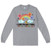 Heather Grey gay pride Long Sleeve Tee - MaliasSmallBusiness