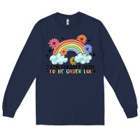 Navy gay pride Long Sleeve Tee - MaliasSmallBusiness