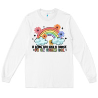 White gay pride Long Sleeve Tee - MaliasSmallBusiness