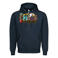 Navy chaos coordinator Zipper Hoodie - NancyCooperArtShop