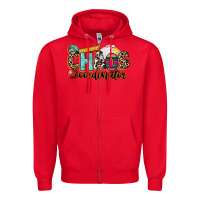 Red chaos coordinator Zipper Hoodie - NancyCooperArtShop