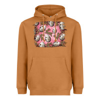 Meerkat Easter Quail Eggs And Leopard Bunny Heavyweight Hoodie - RanaPortraitStore