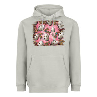 Moon Dust Easter Quail Eggs And Leopard Bunny Heavyweight Hoodie - RanaPortraitStore