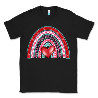 Black valentine's day rainbow Classic Tee - BarkalooDesign