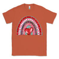 Copper valentine's day rainbow Classic Tee - BarkalooDesign