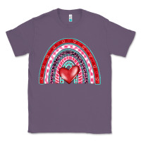 Lavender valentine's day rainbow Classic Tee - BarkalooDesign