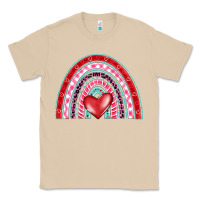 Mushroom valentine's day rainbow Classic Tee - BarkalooDesign