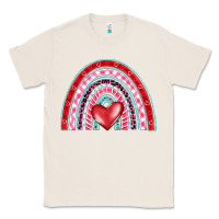 Natural valentine's day rainbow Classic Tee - BarkalooDesign