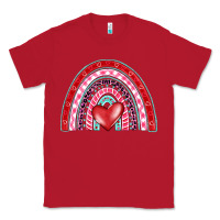 Red valentine's day rainbow Classic Tee - BarkalooDesign
