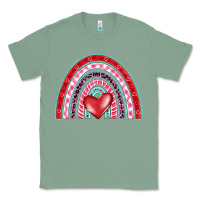 Sage valentine's day rainbow Classic Tee - BarkalooDesign