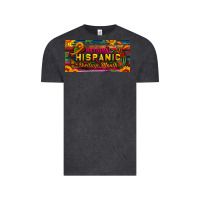 Vintage Black national hispanic heritage month license plate Vintage Tee - BundleAndBundleShop