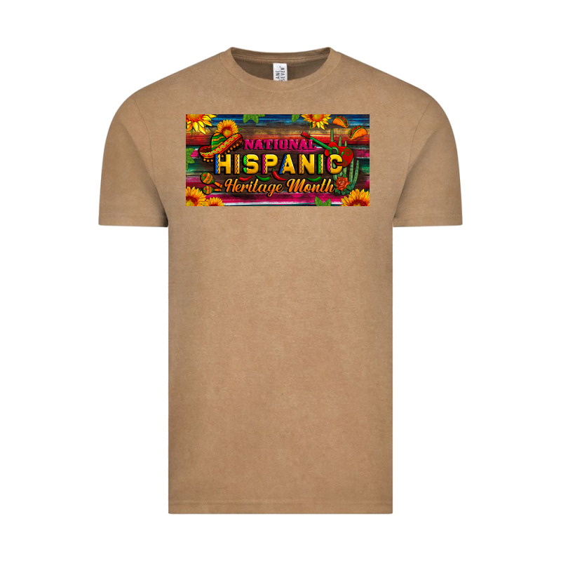 National Hispanic Heritage Month License Plate Vintage Tee by BundleAndBundleShop | Teevron
