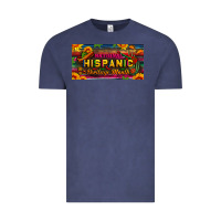 Vintage Denim national hispanic heritage month license plate Vintage Tee - BundleAndBundleShop