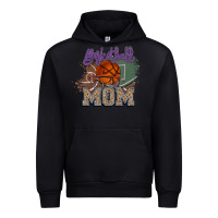 Black Basketball Mom Urban Hoodie - HowdyJamesFarm