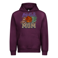 Mauve Wine Basketball Mom Urban Hoodie - HowdyJamesFarm