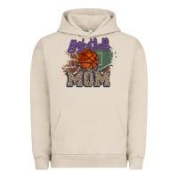 Pigment French Oak Basketball Mom Urban Hoodie - HowdyJamesFarm