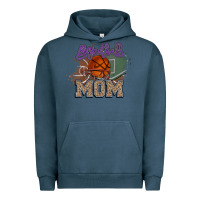 Pigment Midnight Navy Basketball Mom Urban Hoodie - HowdyJamesFarm