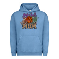 Pigment Pebble Blue Basketball Mom Urban Hoodie - HowdyJamesFarm