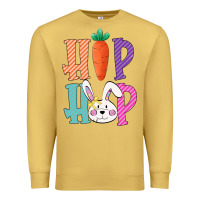 Antique Gold hip hop easter girls toddlers kids leopard bunny Premium Sweatshirt - Bettercallsaul