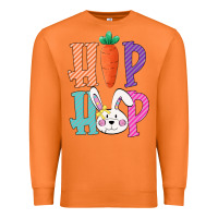 Carrot hip hop easter girls toddlers kids leopard bunny Premium Sweatshirt - Bettercallsaul