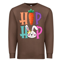 Chestnut hip hop easter girls toddlers kids leopard bunny Premium Sweatshirt - Bettercallsaul