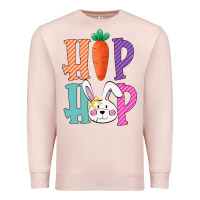 Pale Pink hip hop easter girls toddlers kids leopard bunny Premium Sweatshirt - Bettercallsaul