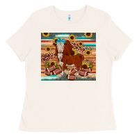 Bone football hereford sunflower tumbler Ladies Tee - JahusDesignShop