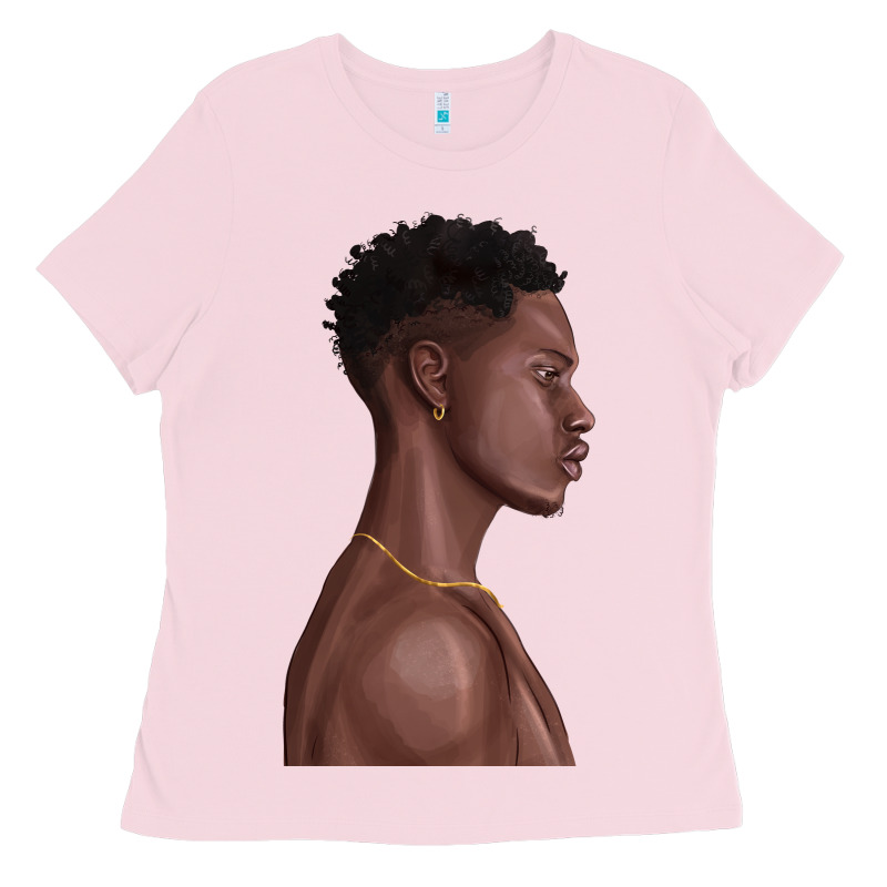Afro Black Man Ladies Tee by texasbilliewilder | Teevron