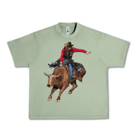 Oil Green western cowboy Urban Heavy Tee - AdoDesignShop