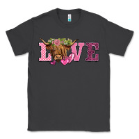 Smoke valentine's day love highland cow Classic Tee - BarkalooDesign