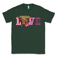 Sports Green valentine's day love highland cow Classic Tee - BarkalooDesign