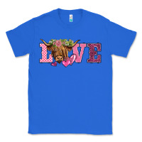 True Royal valentine's day love highland cow Classic Tee - BarkalooDesign