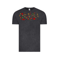 Vintage Black rosses and keys Vintage Tee - AdoDesignShop