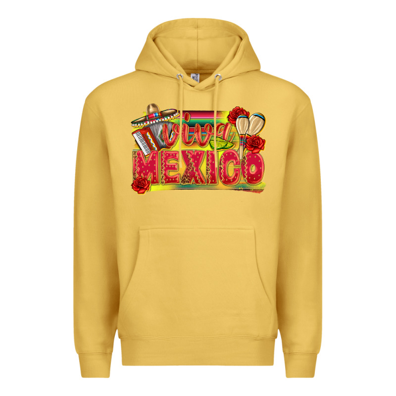 Viva Mexico Premium Hoodie by texasbilliewilder | Teevron