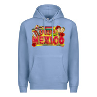 Colony Blue Viva Mexico Premium Hoodie - texasbilliewilder