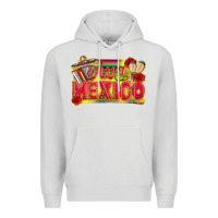 Dove Grey Viva Mexico Premium Hoodie - texasbilliewilder
