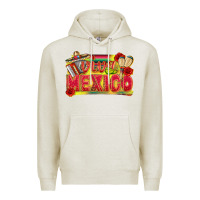 Oatmeal Heather Viva Mexico Premium Hoodie - texasbilliewilder