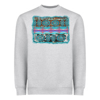 Heather Grey turquoise gemstone background Heavyweight Sweatshirt - AdoDesignShop