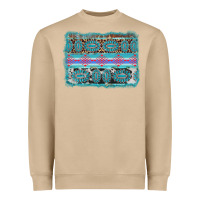 Mushroom turquoise gemstone background Heavyweight Sweatshirt - AdoDesignShop