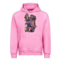 Fuchsia Pink Freedom rock hand 4th of july Urban Hoodie - CowGirlArtShop