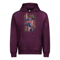 Mauve Wine Freedom rock hand 4th of july Urban Hoodie - CowGirlArtShop