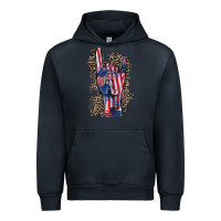 Navy Freedom rock hand 4th of july Urban Hoodie - CowGirlArtShop