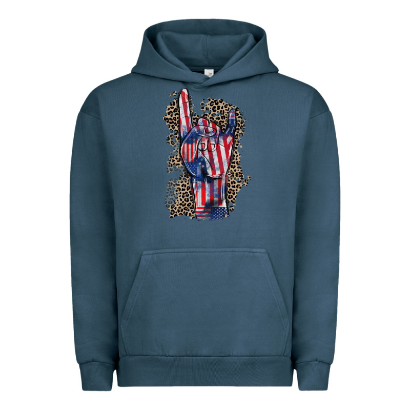 Freedom Rock Hand 4th Of July Urban Hoodie by CowGirlArtShop | Teevron