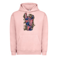 Pigment Salmon Freedom rock hand 4th of july Urban Hoodie - CowGirlArtShop