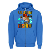 True Royal wishing i was fishing Zipper Hoodie - MaliasSmallBusiness
