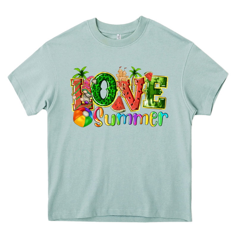 Love Summer With Watermelon Tbw Heavy Core Tee by texasbilliewilder | Teevron