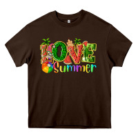 Chocolate Brown love summer with watermelon tbw Heavy Core Tee - texasbilliewilder