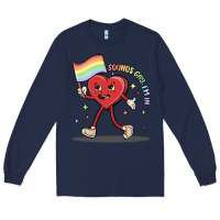 Navy sounds gay i'm in Long Sleeve Tee - MaliasSmallBusiness